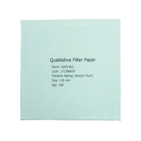 Filter Paper 11 cm 100 Discs Qualitative Slow 103 - Avogadro's Lab Supply