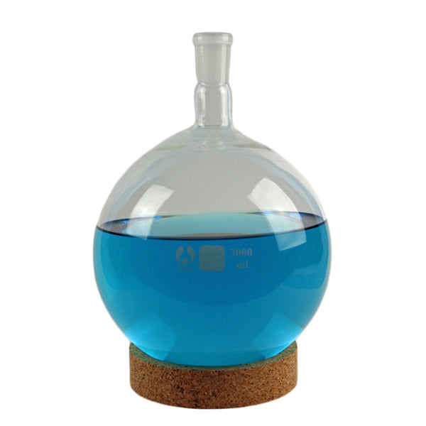 24/40 Round Bottom Flask 3000 mL - Avogadro's Lab Supply