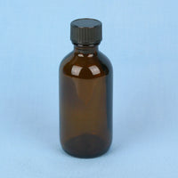 60 mL Boston Round Amber Solution Bottle - Avogadro's Lab Supply