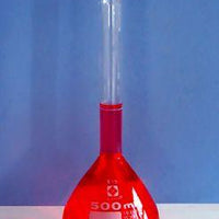 Sibata Volumetric Flask 500  mL Class A - Avogadro's Lab Supply