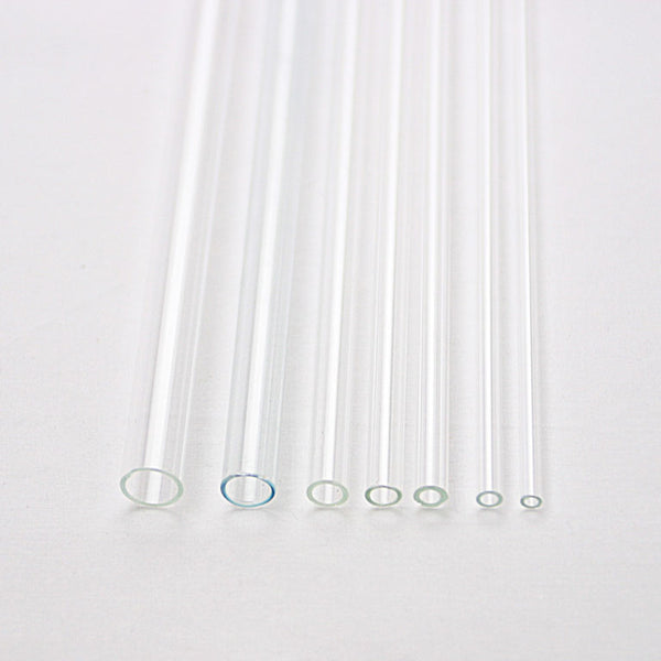 8 mm x 24 inch Pyrex Glass / Borosilicate Tubing x 5 - Avogadro's Lab Supply