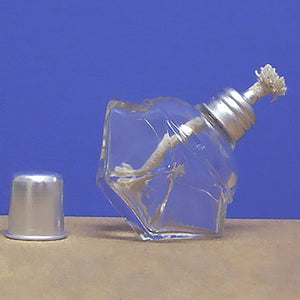 Octagonal Glass Alcohol Lamp / Burner - Avogadro's Lab Supply