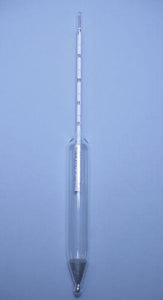 Alcohol Hydrometer 0 to 10 %  /  0 to 20 Proof IRS F - Avogadro's Lab Supply