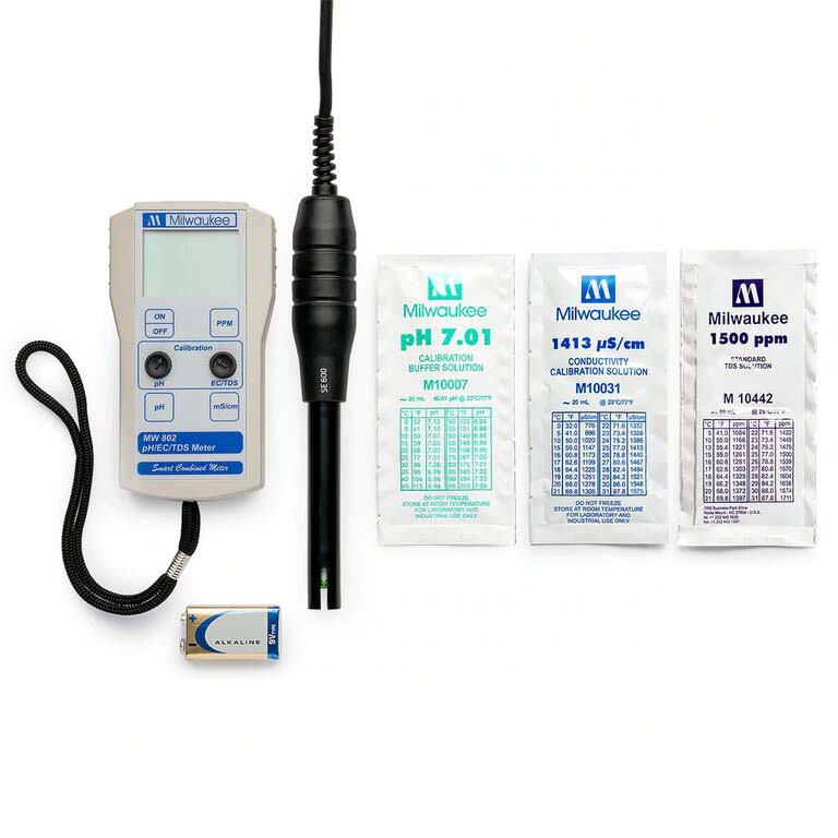 Testeur portable pH/EC/TDS Milwaukee modèle MW802