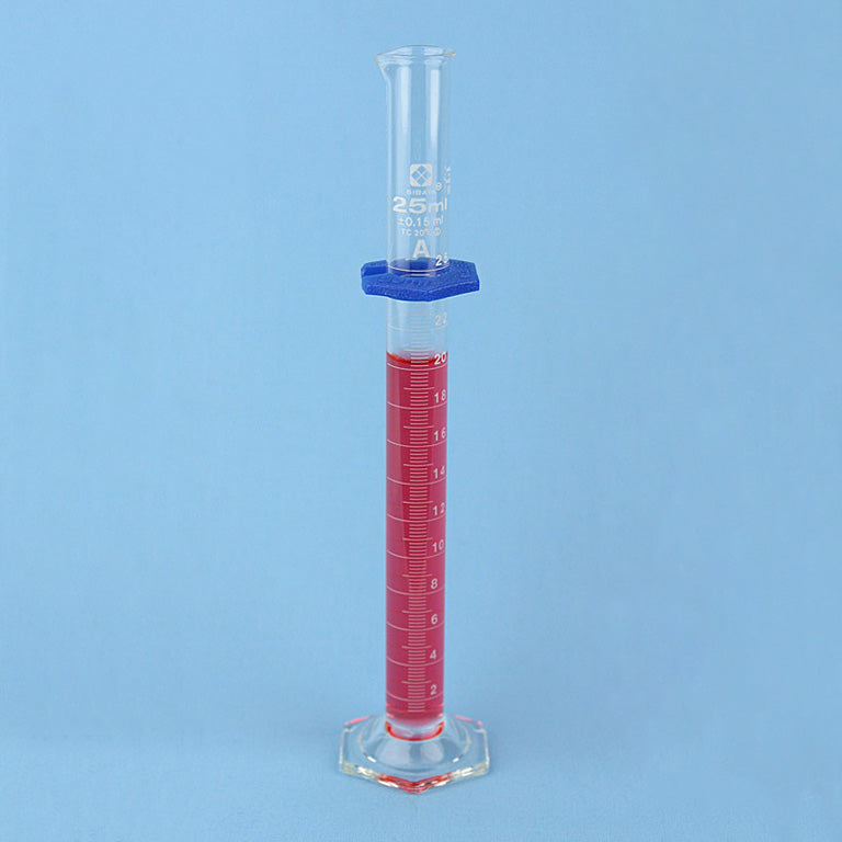 Sibata Class A Graduated Cylinder 25 mL - Avogadro's Lab Supply