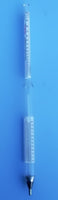 Alcohol Thermo Hydrometer  0 to 100 Percent Proof Tralle Scale - Avogadro's Lab Supply