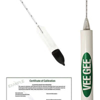 Certified Alcohol Hydrometer 37.5 to 47.5 % / 75  to 95 Proof IRS K