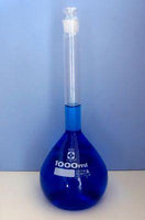 Sibata Volumetric Flask 1000  mL Class A - Avogadro's Lab Supply
