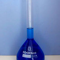 Sibata Volumetric Flask 1000  mL Class A - Avogadro's Lab Supply