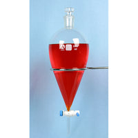 1000 mL Separatory Funnel with PTFE Stopcock and Glass Stopper - Avogadro's Lab Supply
