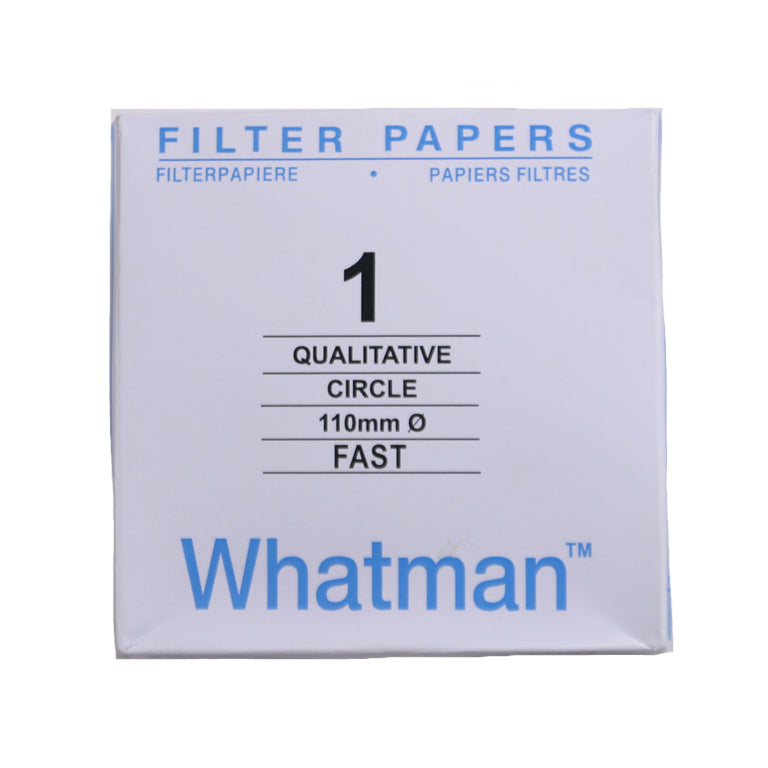 Filter Paper 11 cm 100 Discs Qualitative Fast 101 - Avogadro's Lab Supply