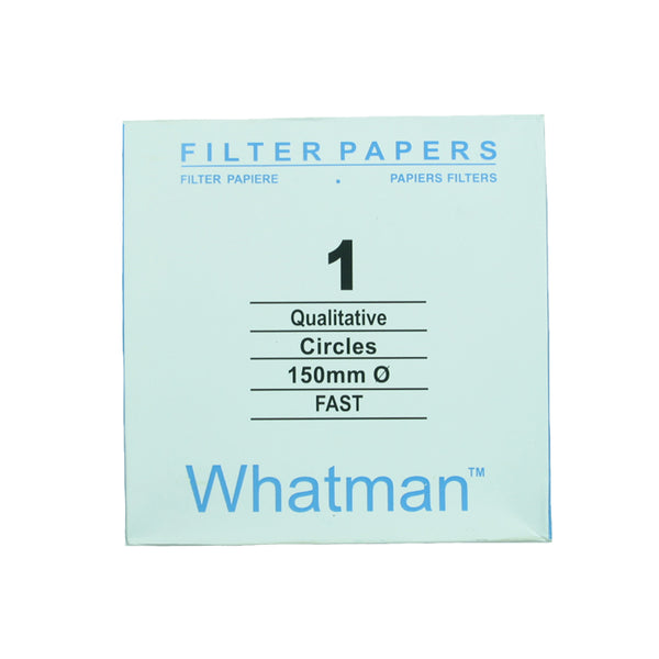 Filter Paper 15 cm 100 Discs Qualitative Fast 101 - Avogadro's Lab Supply