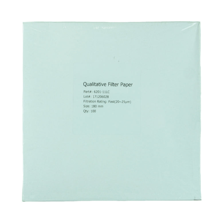 Filter Paper 18 cm 100 Discs Qualitative Fast 101 - Avogadro's Lab Supply