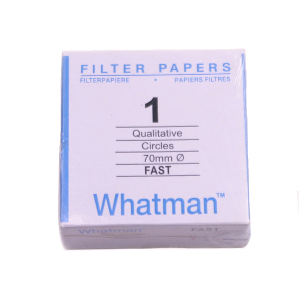 Filter Paper 7 cm 100 Discs Qualitative Fast 101 - Avogadro's Lab Supply