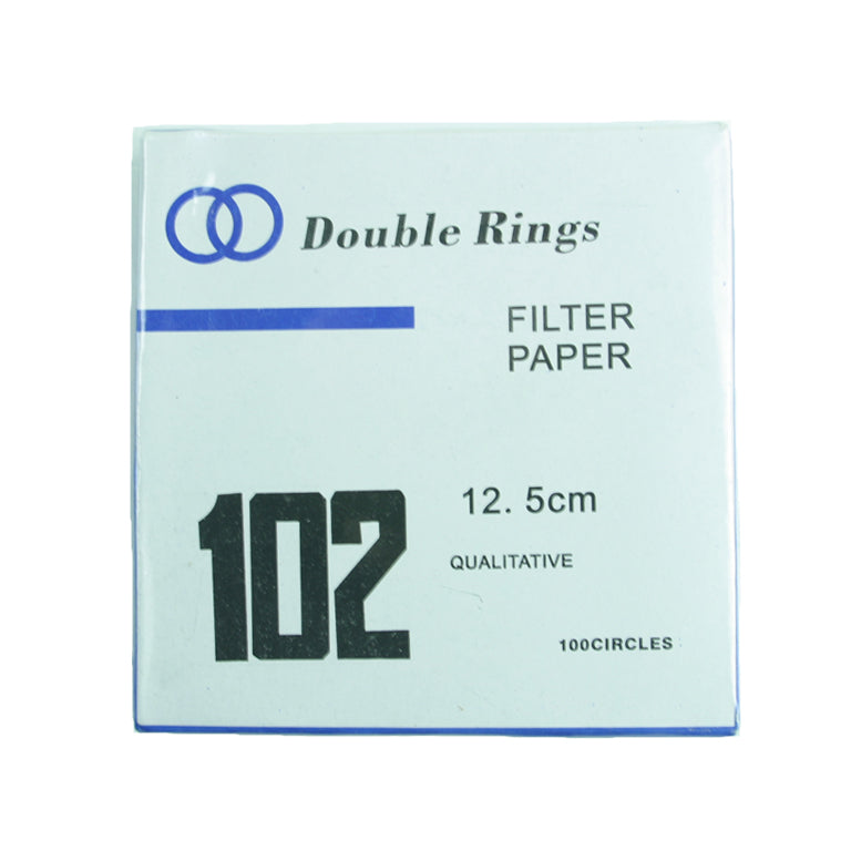 Filter Paper 12.5 cm 100 Discs Qualitative Medium 102 - Avogadro's Lab Supply