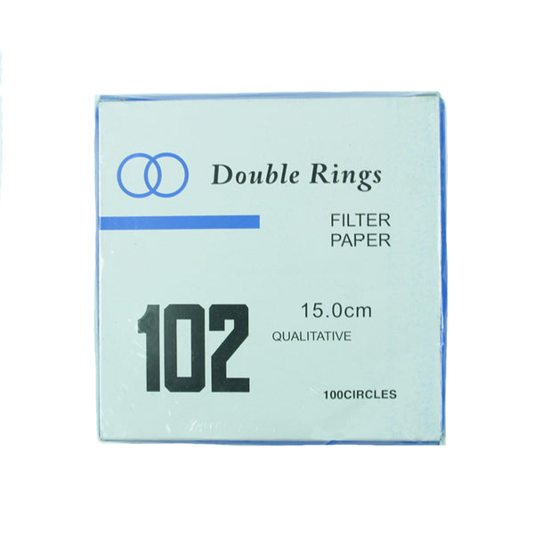 Filter Paper 15 cm 100 Discs Qualitative Medium 102 - Avogadro's Lab Supply