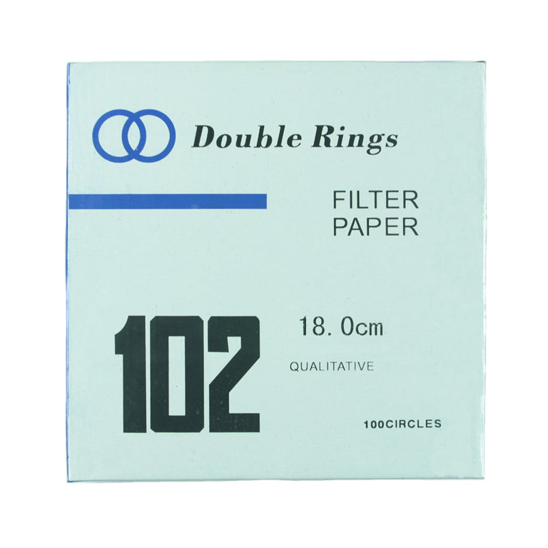 Filter Paper 18 cm 100 Discs Qualitative Medium 102 | Avogadro's Lab Supply