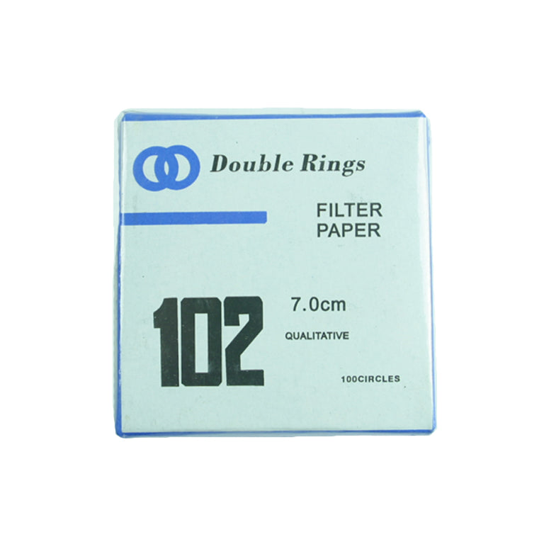 Filter Paper 7 cm 100 Discs Qualitative Medium 102 | Avogadro's Lab Supply