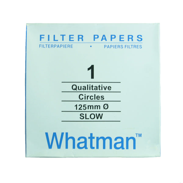 Filter Paper 12.5 cm 100 Discs Qualitative Slow 103 - Avogadro's Lab Supply