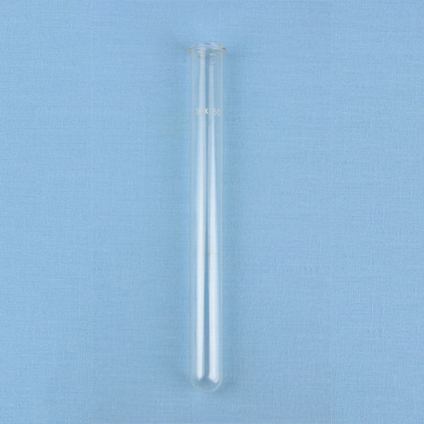 16  x 150 mm Borosilcate Test Tubes  w/ Beaded Rim (12 pack) - Avogadro's Lab Supply