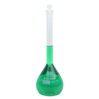 Sibata Volumetric Flask 250  mL Class A - Avogadro's Lab Supply
