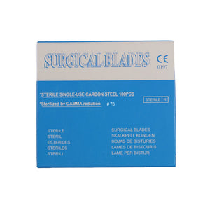# 70 Carbon Steel Scalpel Blades 100/box - Avogadro's Lab Supply