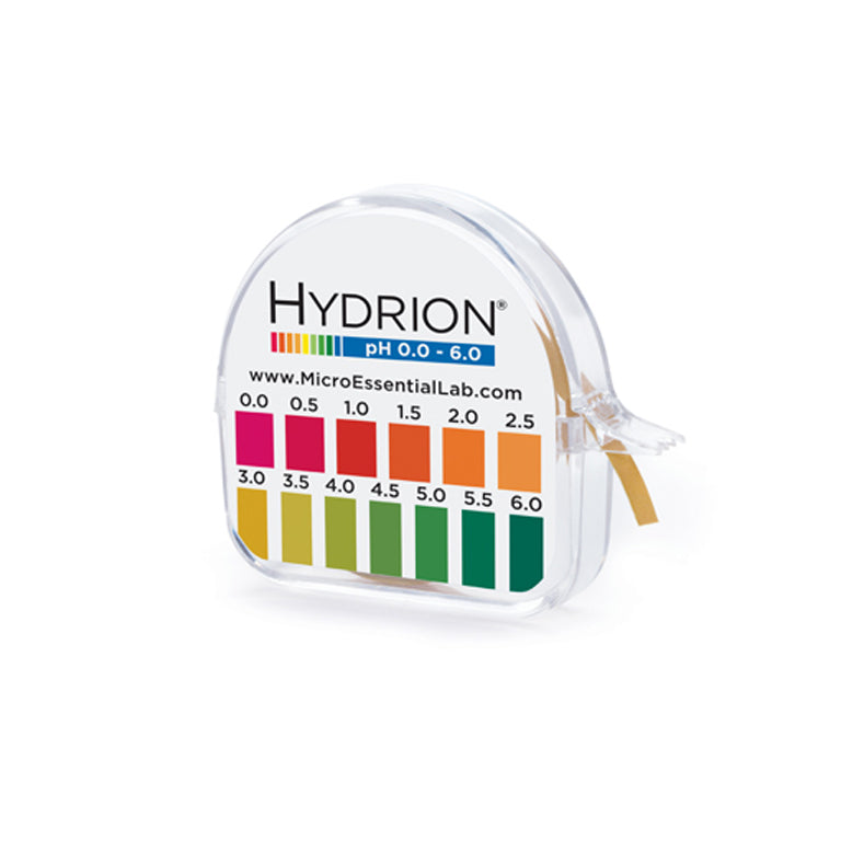 Hydrion Brilliant 96 pH 0.0 to 6.0 (0.5 pH Increments) - Avogadro's Lab Supply