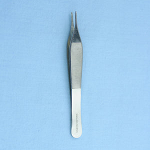4.75" Micro Adson Forceps with Serrated Tips - Avogadro's Lab Supply