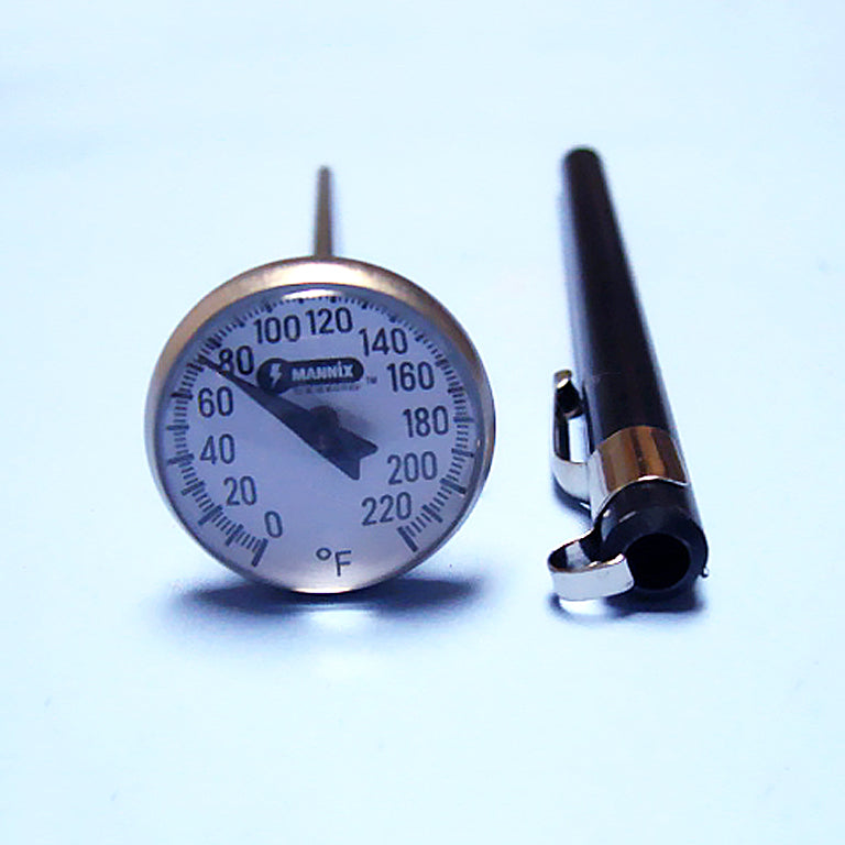 Magnified Dial Thermometer 0 to 220 F w/ 5
