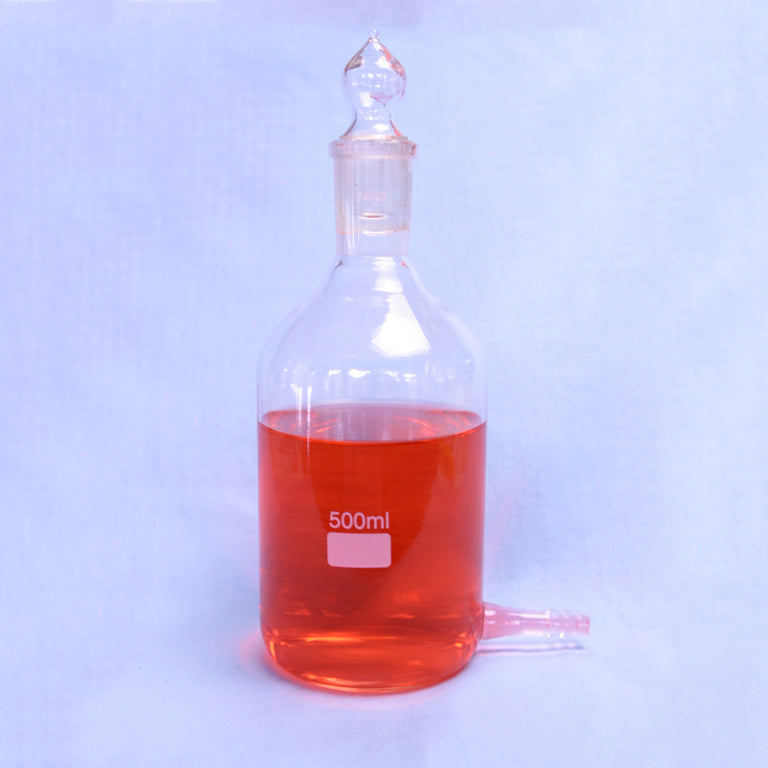 Aspirator Bottle 500 mL - Avogadro's Lab Supply