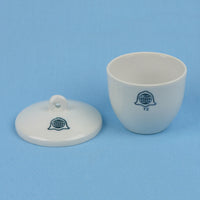 Bellwether 30 mL Porcelain Crucible with Lid - Avogadro's Lab Supply
