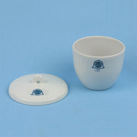 Bellwether 50 mL Porcelain Crucible with Lid - Avogadro's Lab Supply