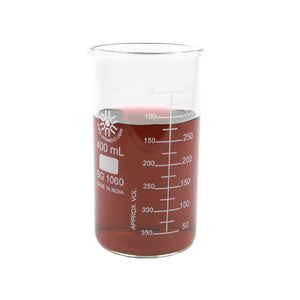 Berzelius Beaker 400 mL - Avogadro's Lab Supply