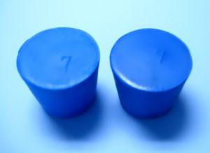 Blue Rubber Stoppers Size 7 (Count 2) - Avogadro's Lab Supply