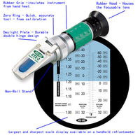 Handheld Refractometer CTX-2 Battery Acid / Coolant - Avogadro's Lab Supply
