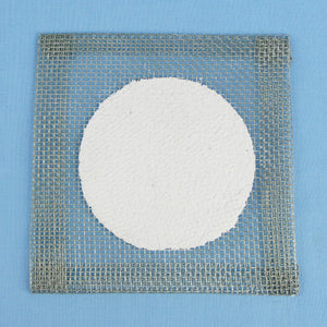 6 x 6 Wire Gauze w/ 4" Ceramic Center Heat Shield - Avogadro's Lab Supply