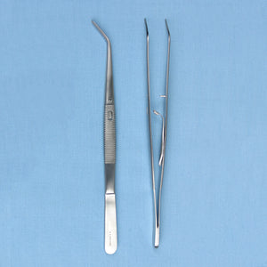 College Angled Forceps w/ Locking Mechanism - Avogadro's Lab Supply