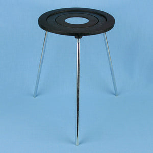 Concentric 3 Ring Cast Iron Tripod Stand - Avogadro's Lab Supply