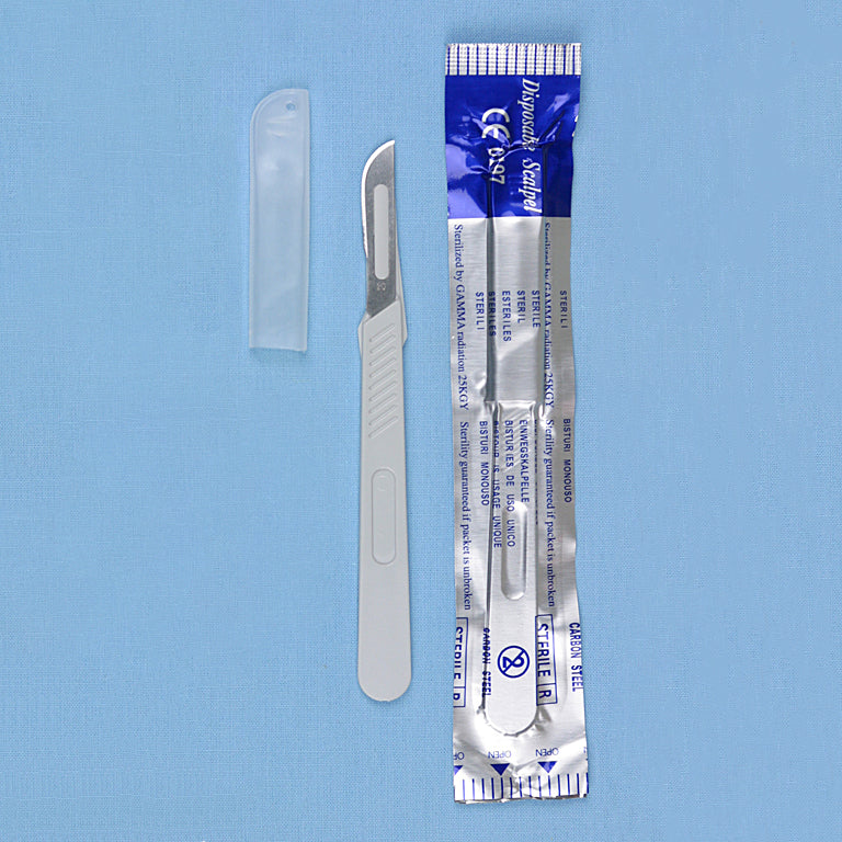 Disposable Sterile Scalpel with a # 20 Blade - Avogadro's Lab Supply