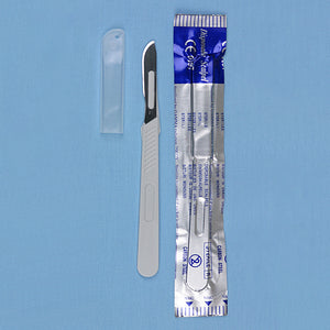 Disposable Sterile Scalpel with a # 21 Blade - Avogadro's Lab Supply