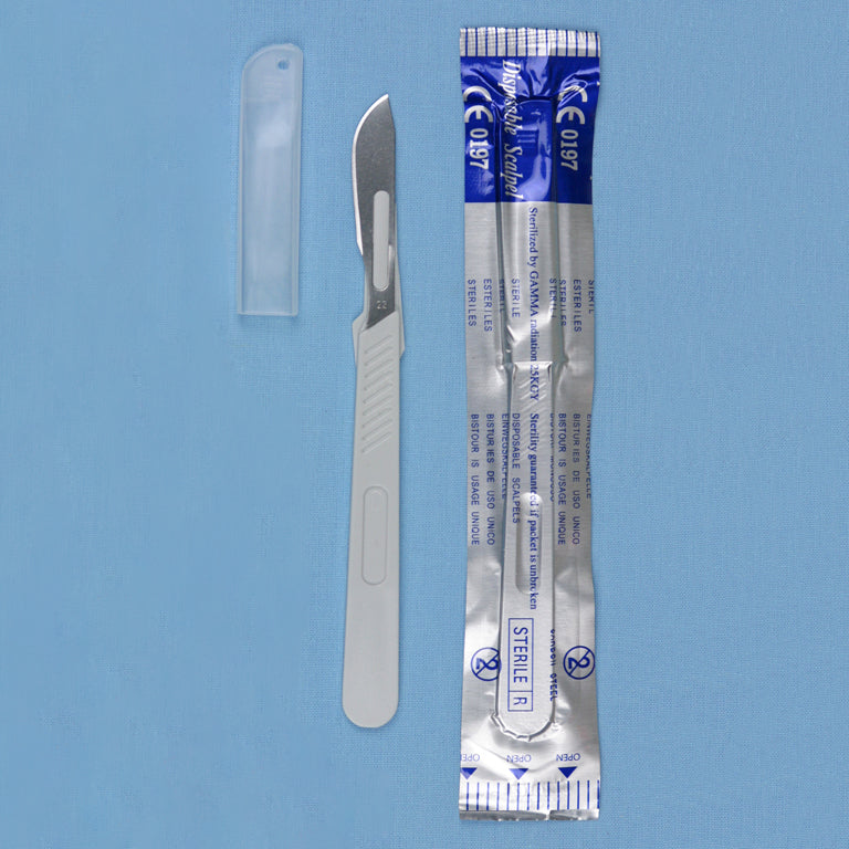 Disposable Sterile Scalpel with a # 22 Blade - Avogadro's Lab Supply
