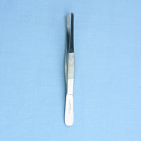 5" Thumb Dressing Forceps with Serrated Tips - Avogadro's Lab Supply