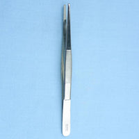 6" Thumb Dressing Forceps with Serrated Tips - Avogadro's Lab Supply