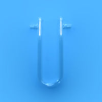 U - Shaped Drying Tube with Side Arms 150 mm - Avogadro's Lab Supply