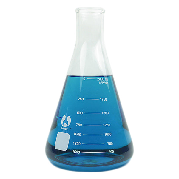 2000 mL Erlenmeyer Flask - Avogadro's Lab Supply