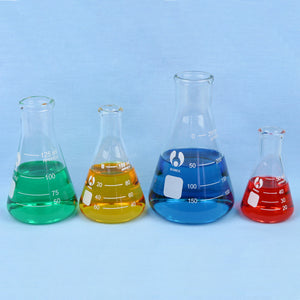 Erlenmeyer Flask Set 50 to 250 mL - Avogadro's Lab Supply