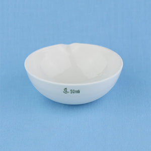 50 mL Porcelain Evaporation Dish - Avogadro's Lab Supply