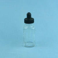 60 mL French Square Flint Dropping Bottle - Avogadro's Lab Supply