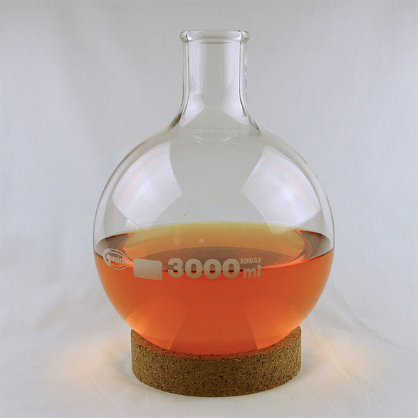 Florence Round Bottom Flask 3000 mL - Avogadro's Lab Supply