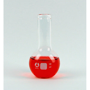 Florence Flat Bottom Flask 50 mL - Avogadro's Lab Supply